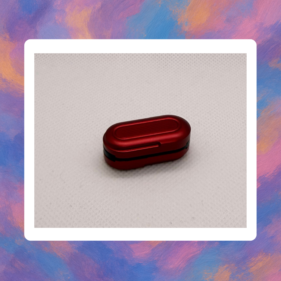 EDC Métal rouge, bleu, rose ou vert foncé