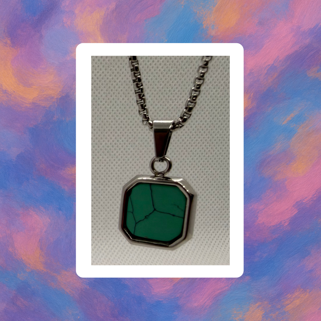Pendentif en Turquoise – Protection, Communication et Sérénité