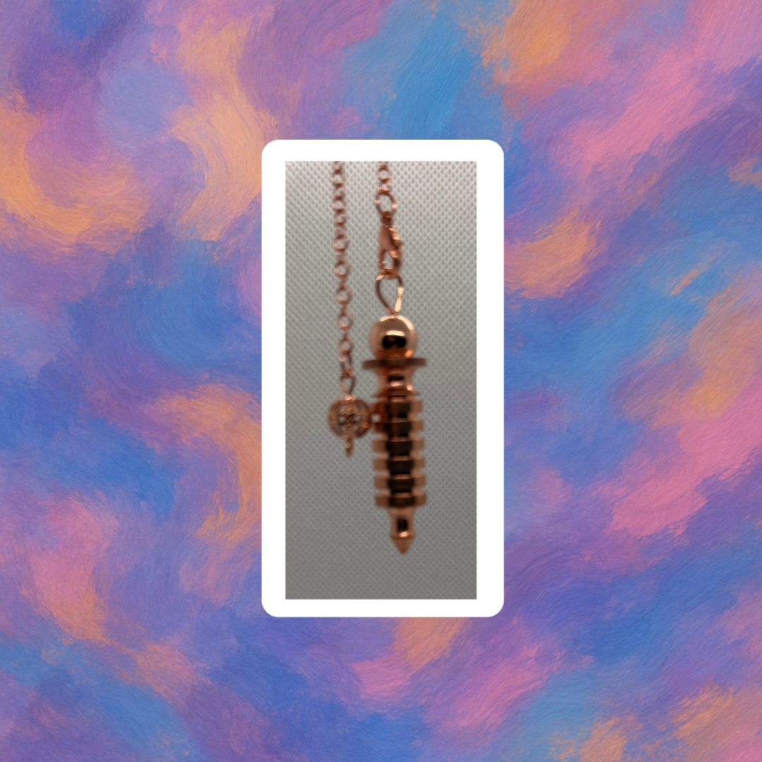 Pendule Égyptien Couleur Cuivre – Ancrage, Sagesse et Canalisation